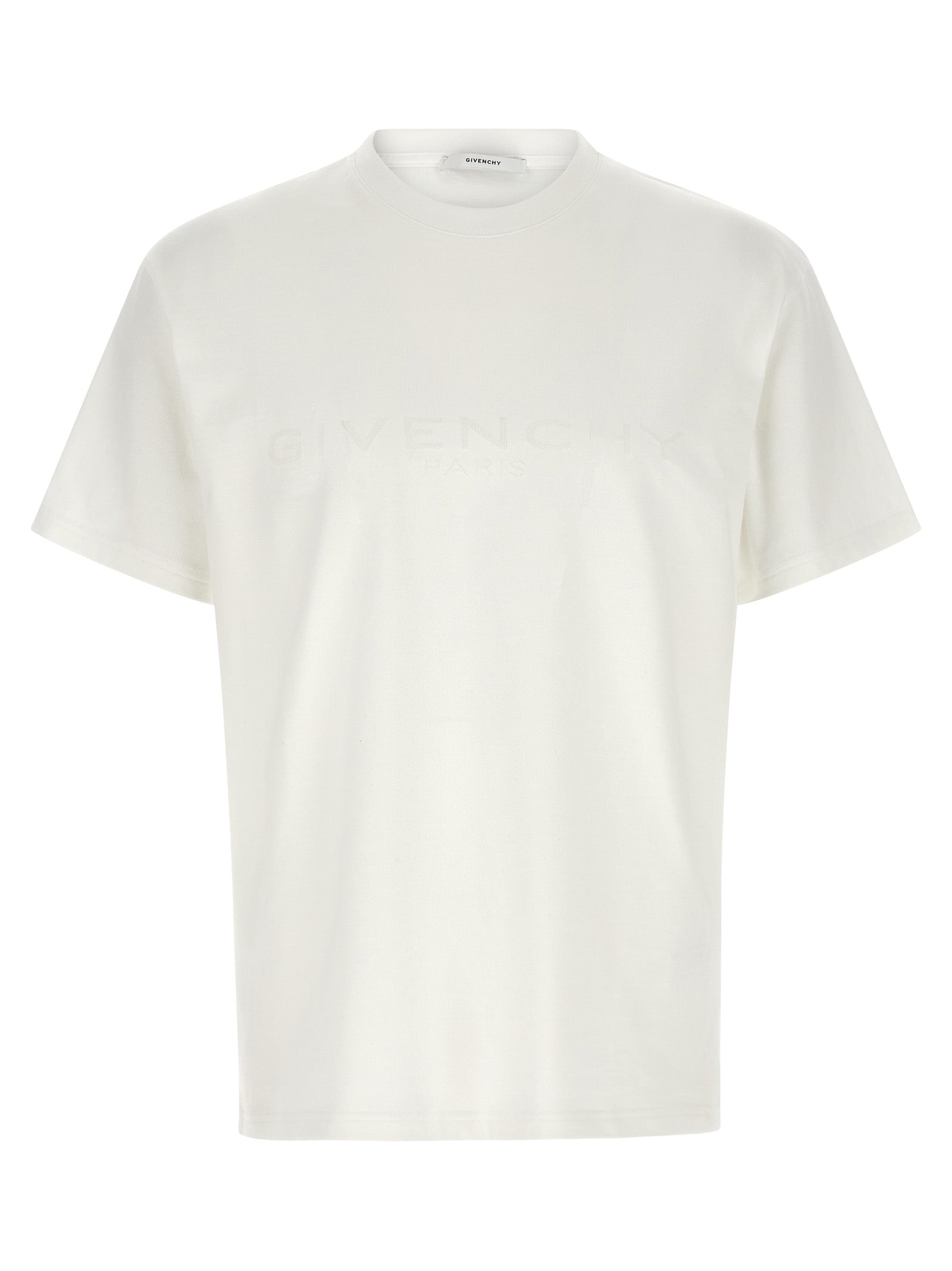 Weißes Baumwoll-T-Shirt