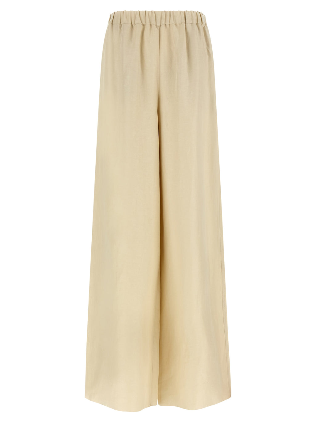 Beige Hose aus Leinen