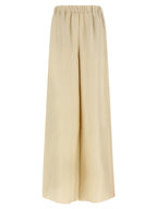 Beige Hose aus Leinen