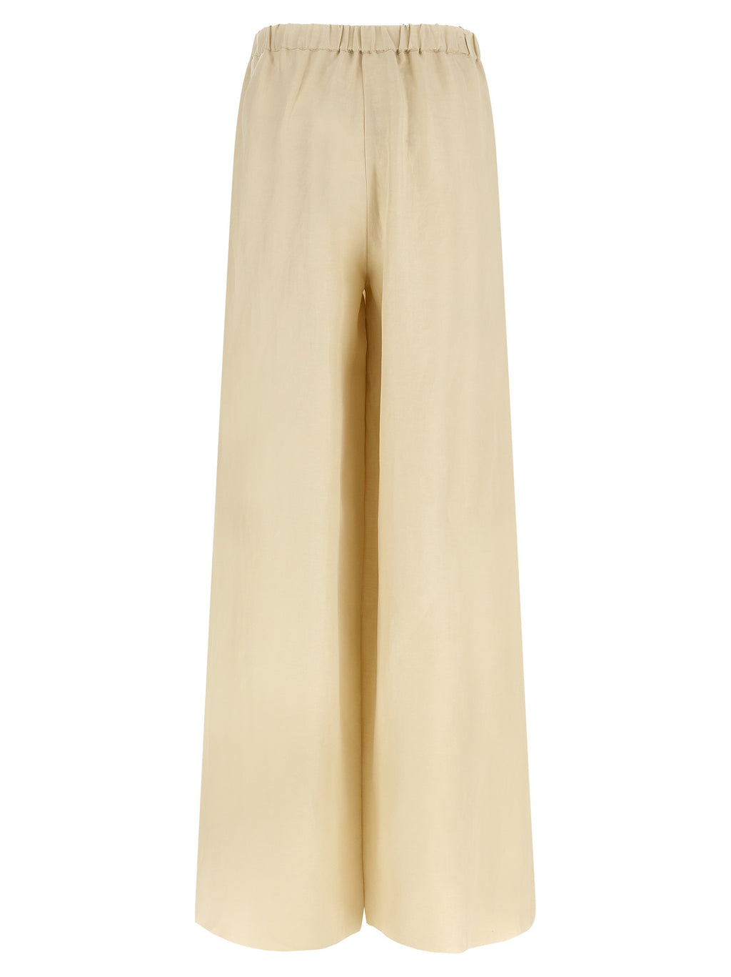 Beige Hose aus Leinen