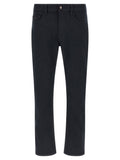 Blaue Jeans mit geradem Bein aus Polyester