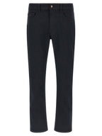 Blaue Jeans mit geradem Bein aus Polyester