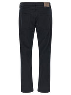 Blaue Jeans mit geradem Bein aus Polyester