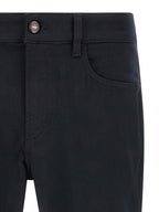 Blaue Jeans mit geradem Bein aus Polyester