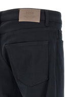 Blaue Jeans mit geradem Bein aus Polyester
