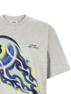 Graues Bio-Baumwoll-T-Shirt