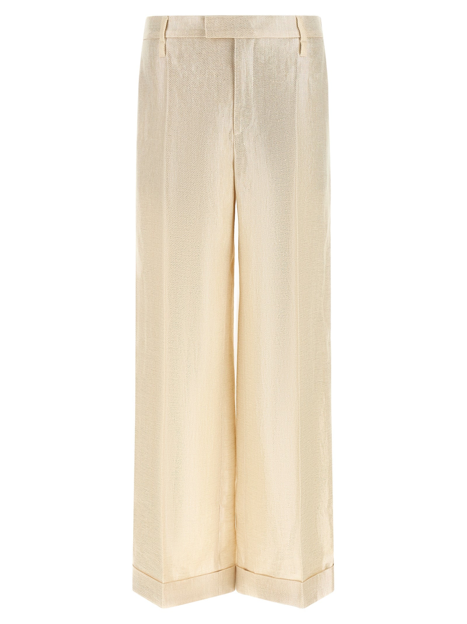 Legere Leinenhose in Gold
