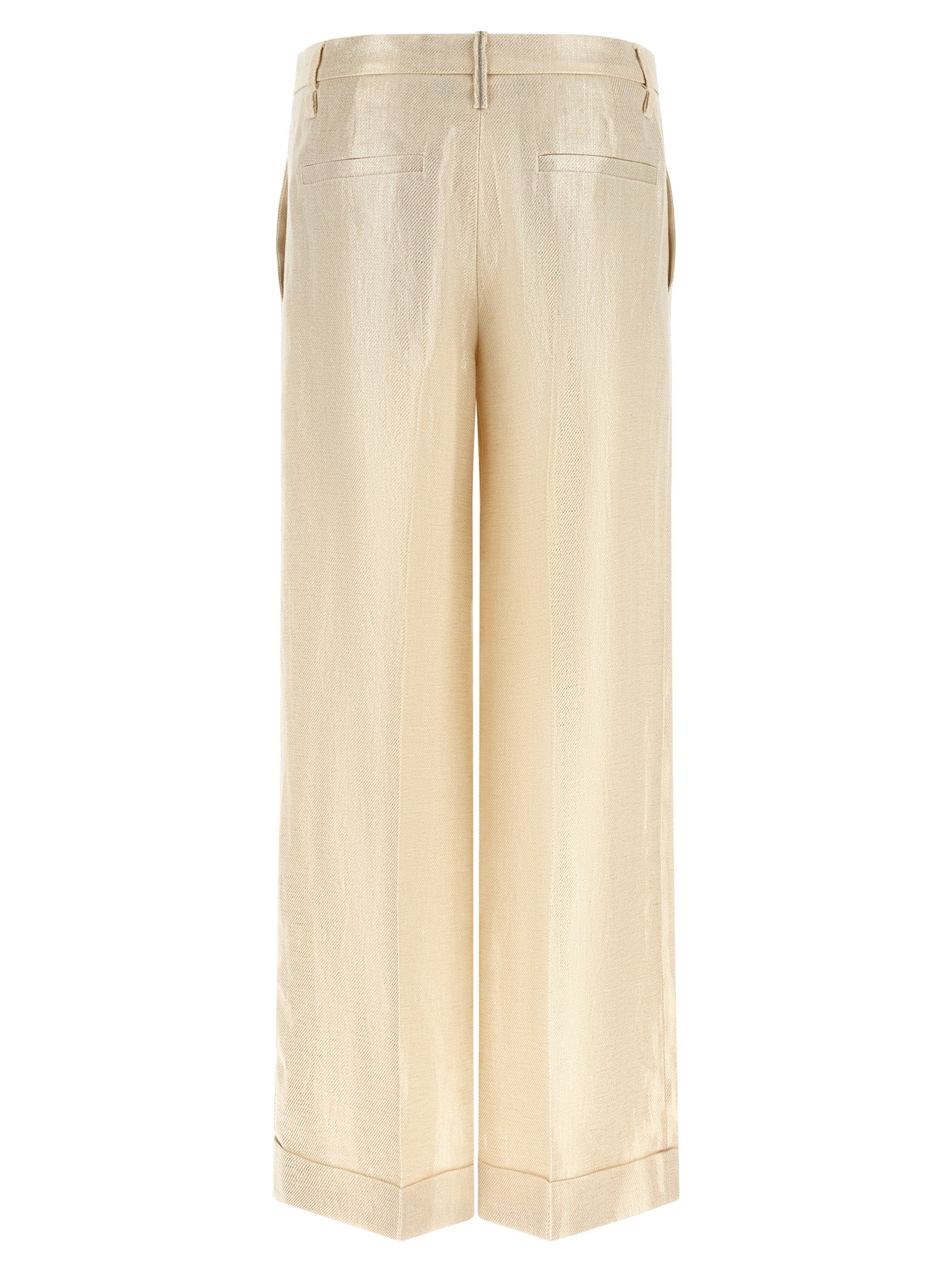 Legere Leinenhose in Gold