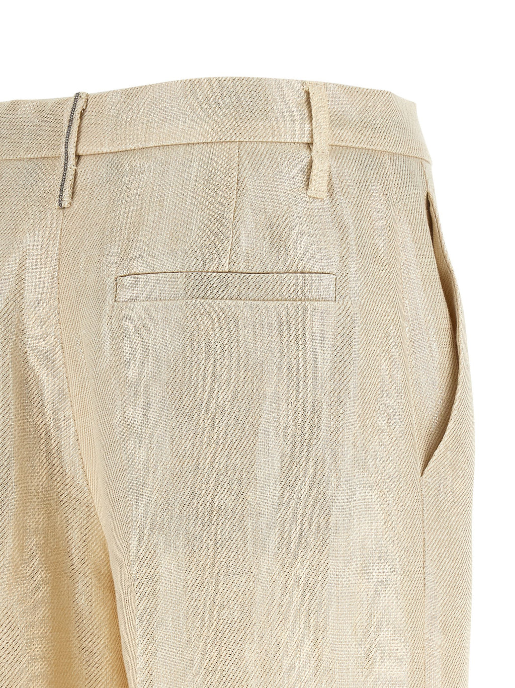 Legere Leinenhose in Gold