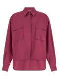 Fuchsia Baumwollbluse