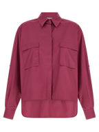 Fuchsia Baumwollbluse
