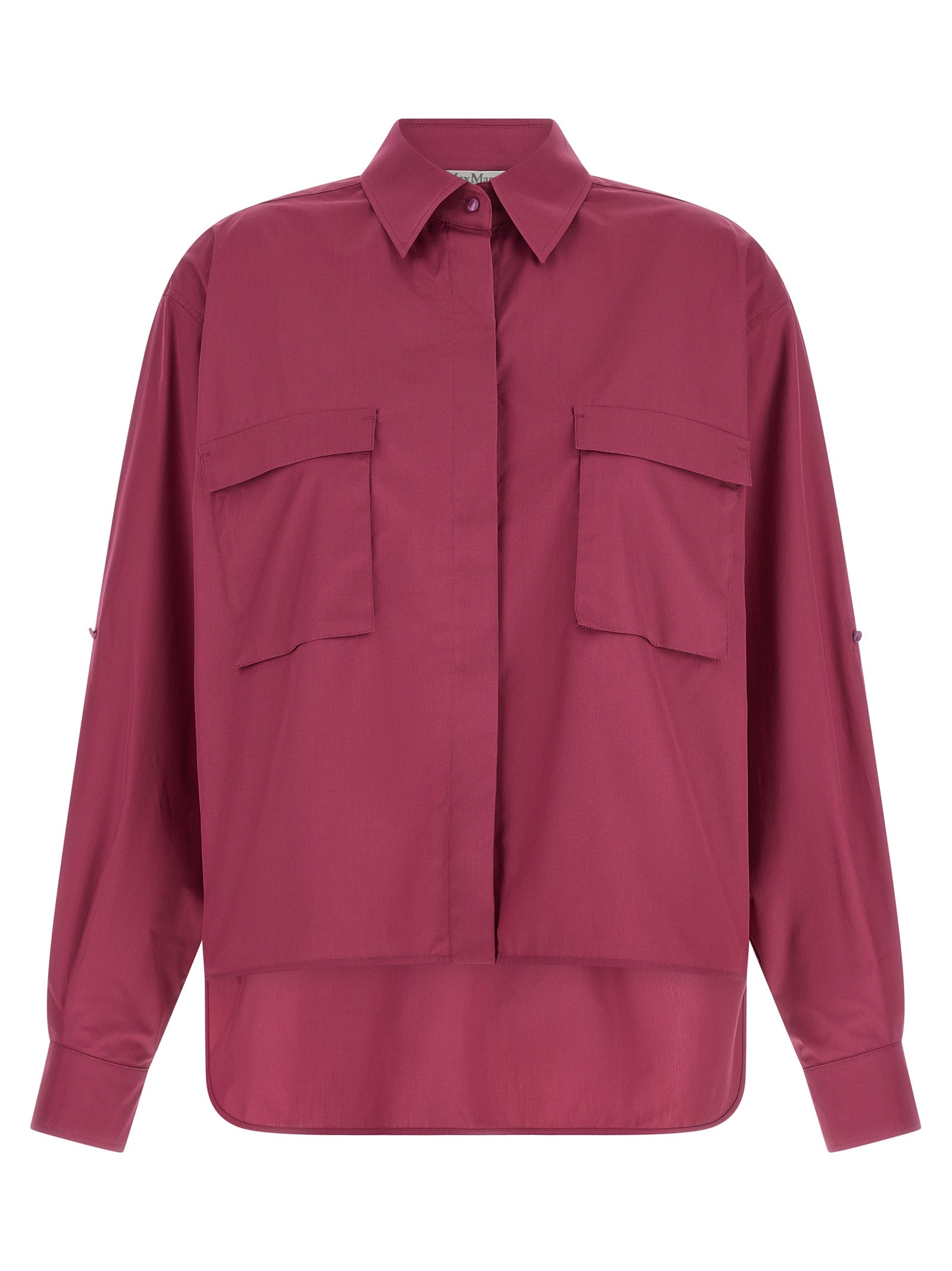 Fuchsia Baumwollbluse
