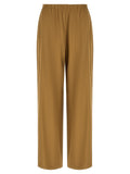 Beige Leinen Freizeithose