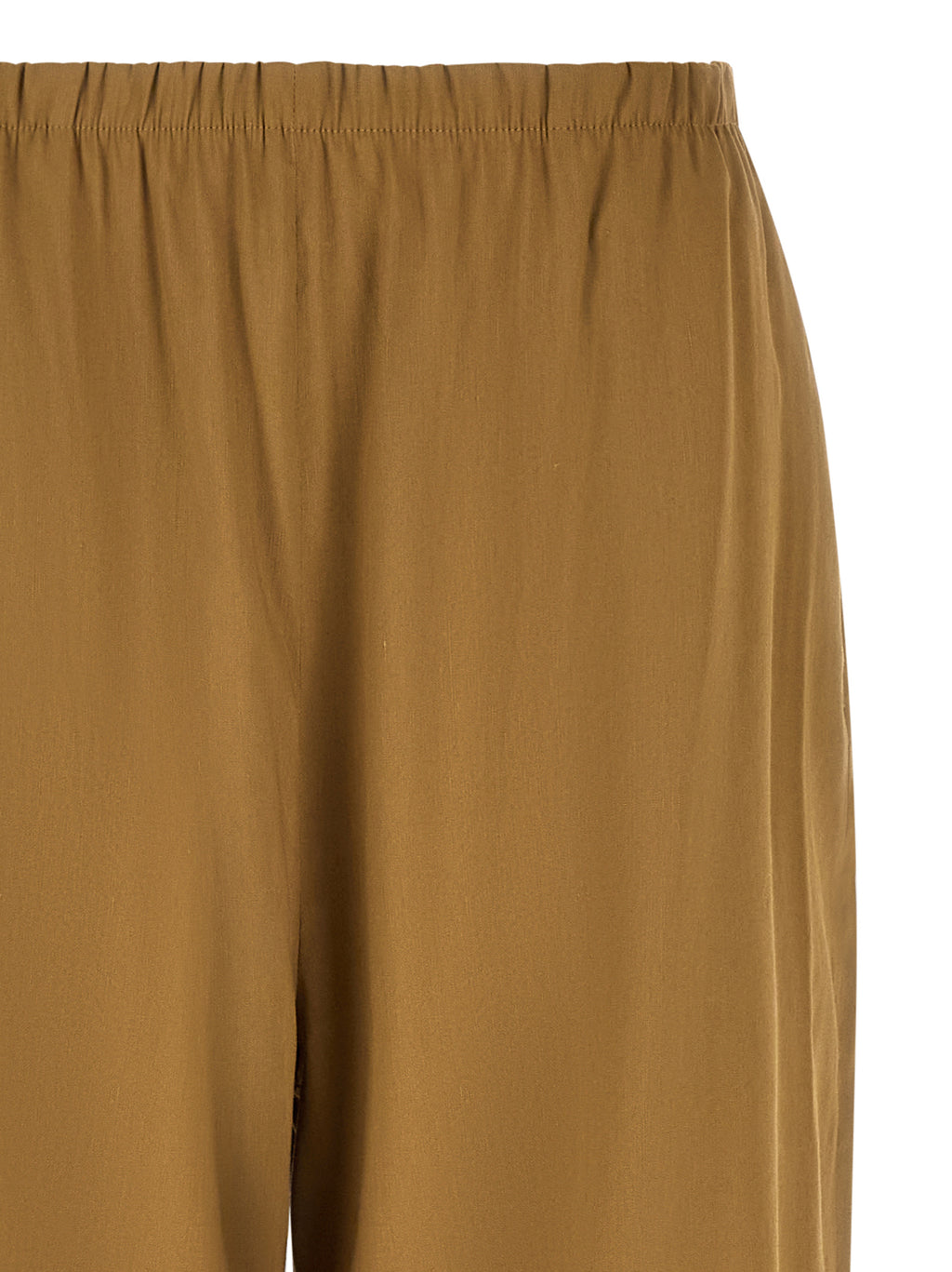 Beige Leinen Freizeithose