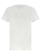 Weißes Baumwoll-T-Shirt