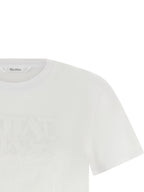 Weißes Baumwoll-T-Shirt