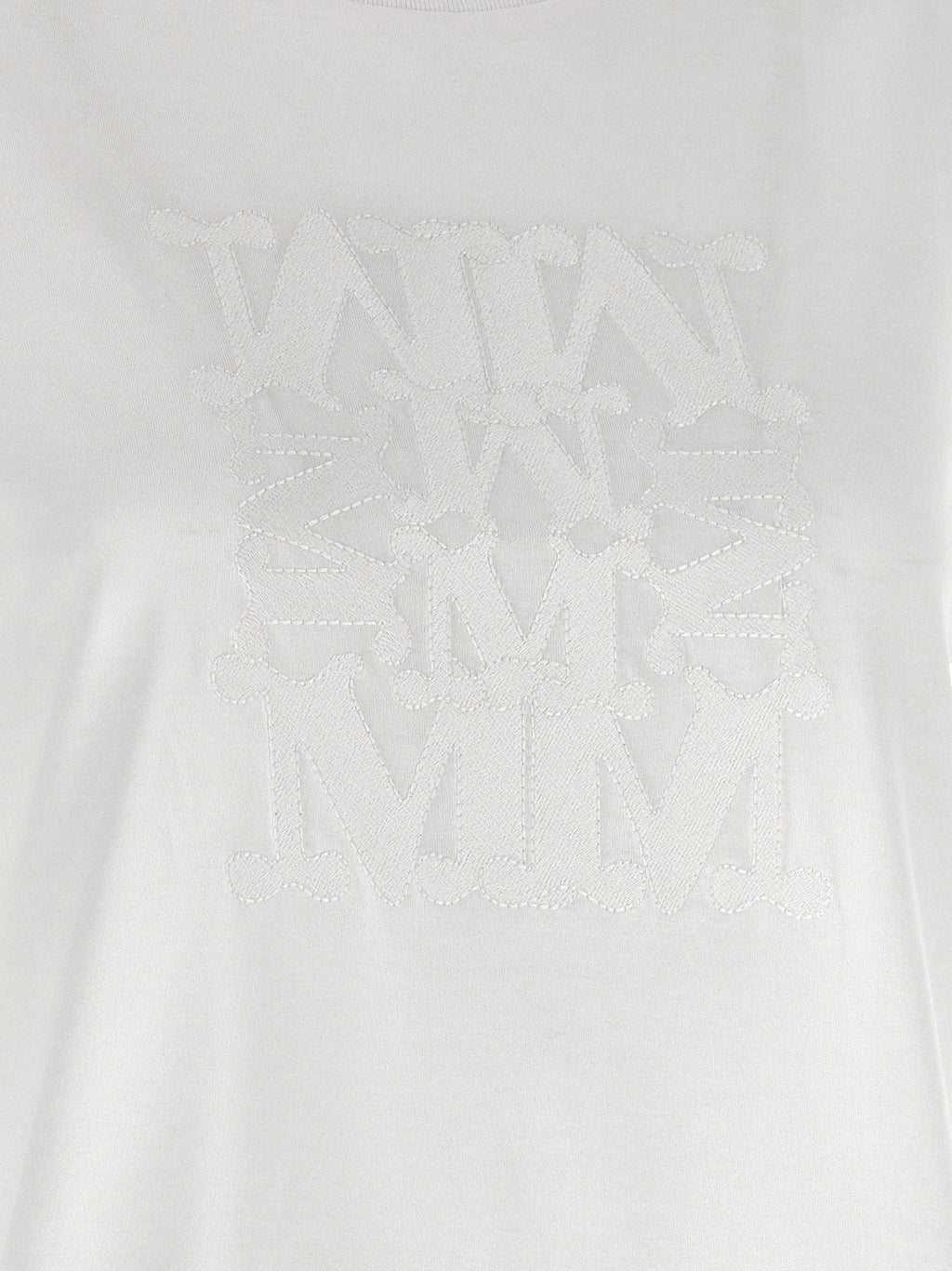 Weißes Baumwoll-T-Shirt