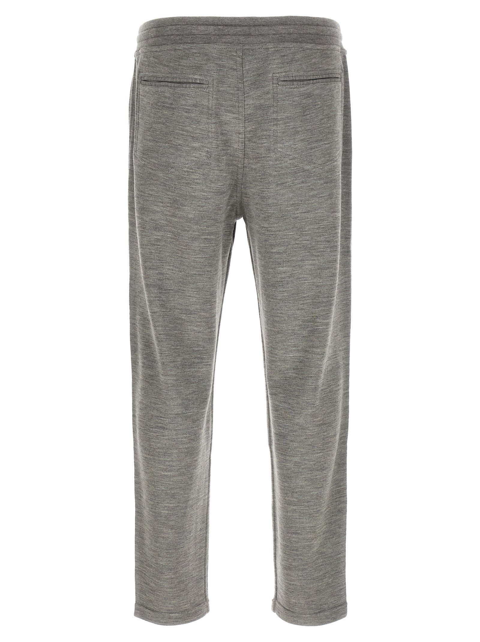 Graue Kaschmir-Jogginghose (Trainingshose)