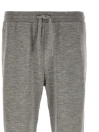 Graue Kaschmir-Jogginghose (Trainingshose)