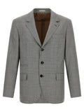 Grauer Blazer aus reiner Schurwolle