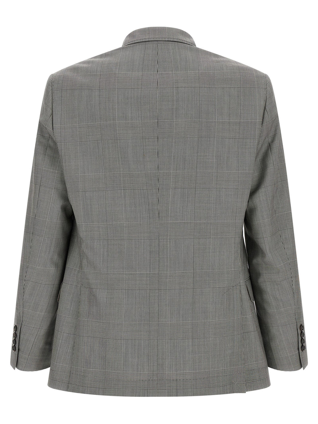 Grauer Blazer aus reiner Schurwolle
