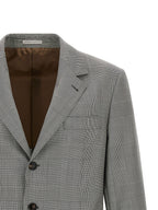 Grauer Blazer aus reiner Schurwolle