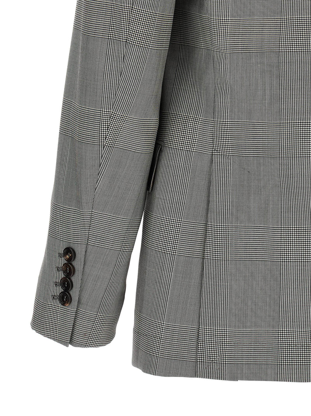 Grauer Blazer aus reiner Schurwolle