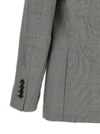 Grauer Blazer aus reiner Schurwolle