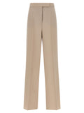 Beige Virgin Wool Anzughose