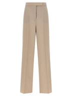 Beige Virgin Wool Anzughose