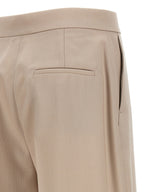 Beige Virgin Wool Anzughose
