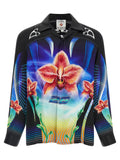 Mehrfarbige Seidenbluse