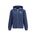 Blaues Sweatshirt aus Baumwolle FG65HO2714MJ79