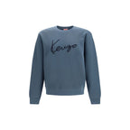 Blaues Sweatshirt aus Baumwolle FG65SW2704MJ98