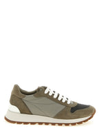 Athletik-Sneaker aus Polyester in Bicolor