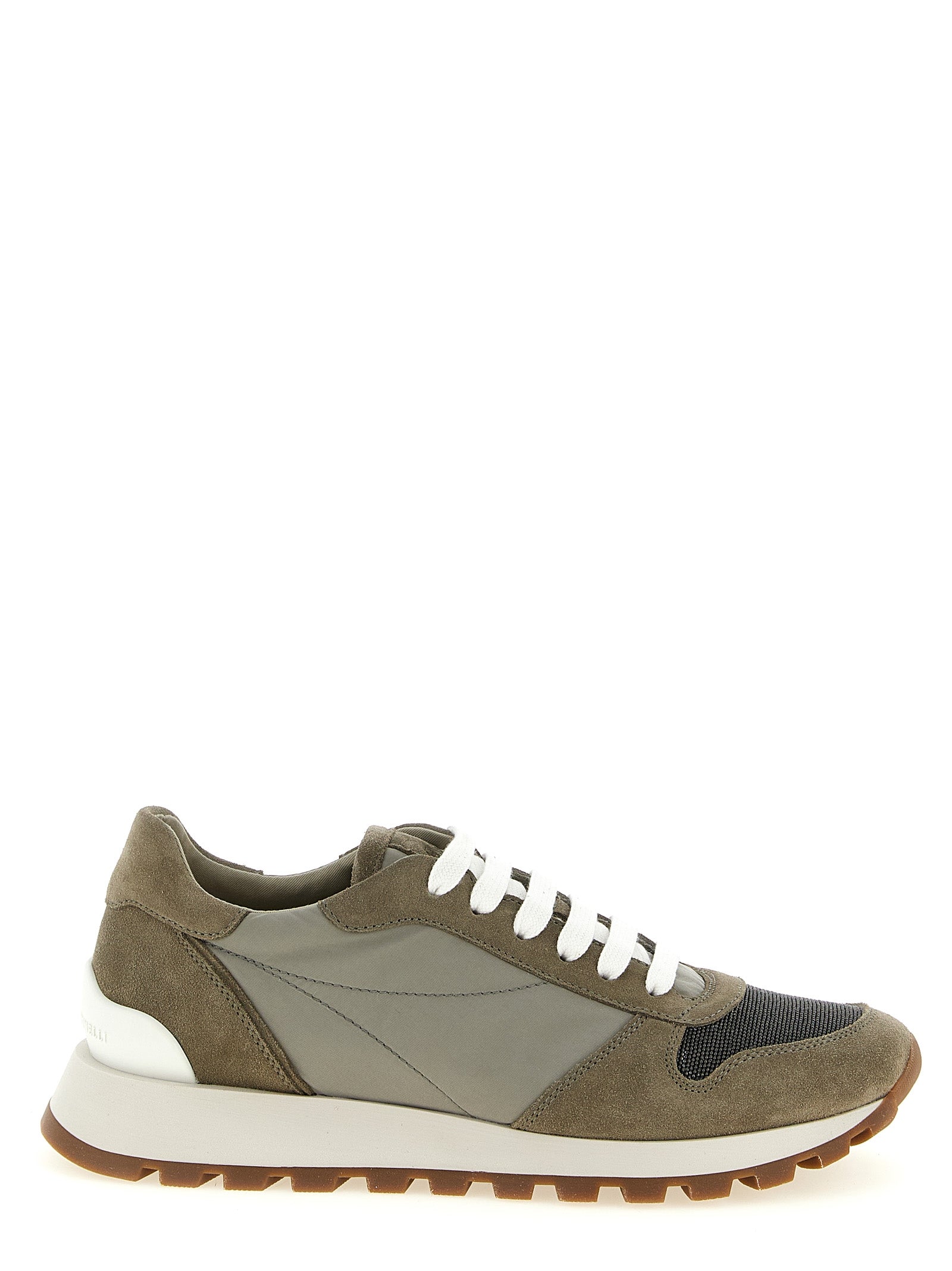 Athletik-Sneaker aus Polyester in Bicolor