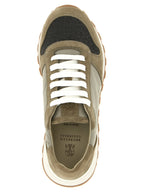 Athletik-Sneaker aus Polyester in Bicolor