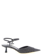 Graue Tencel Pumps mit mittlerem Absatz Jimmy Choo