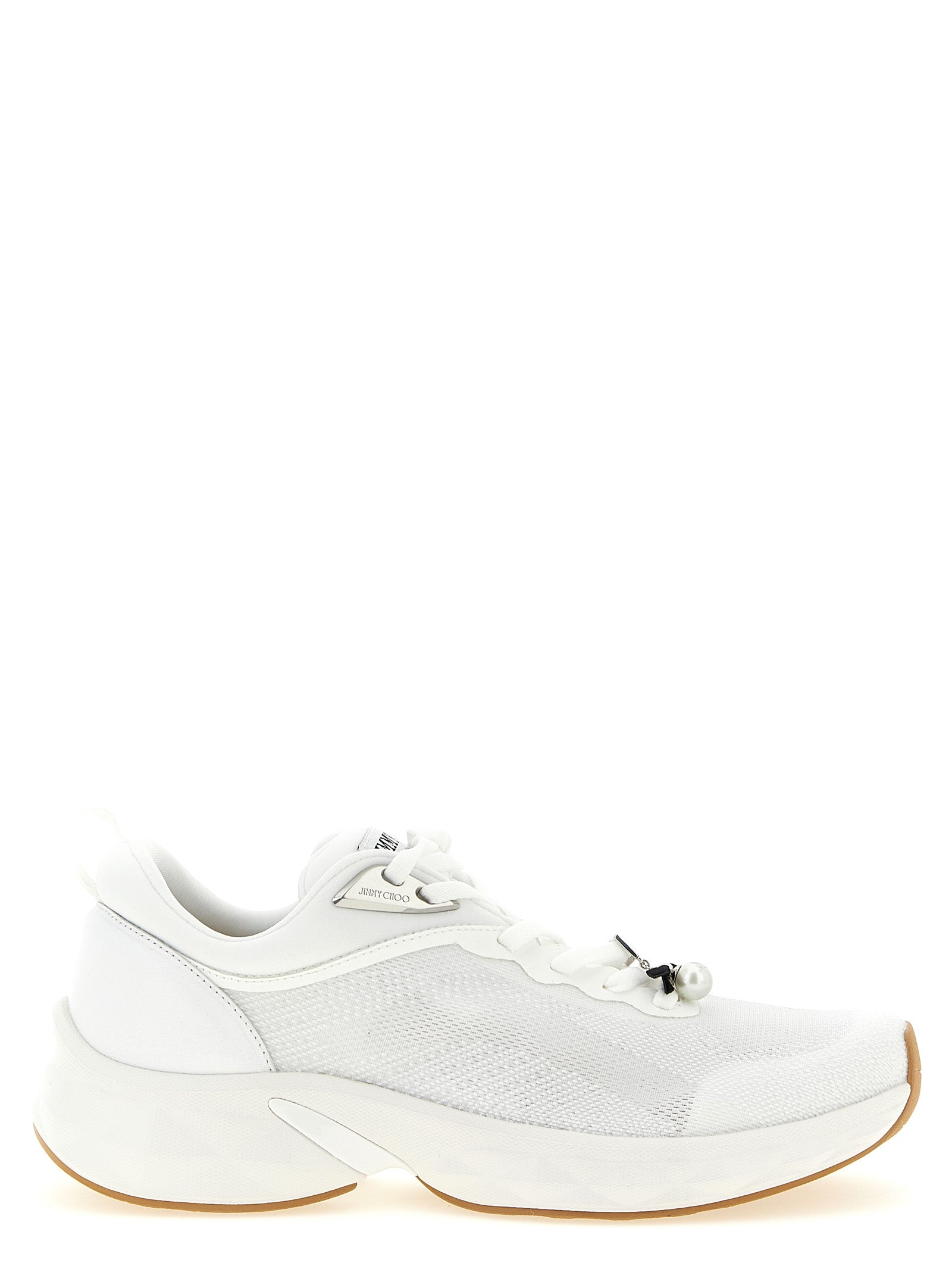 Weiße Tencel Sportschuhe