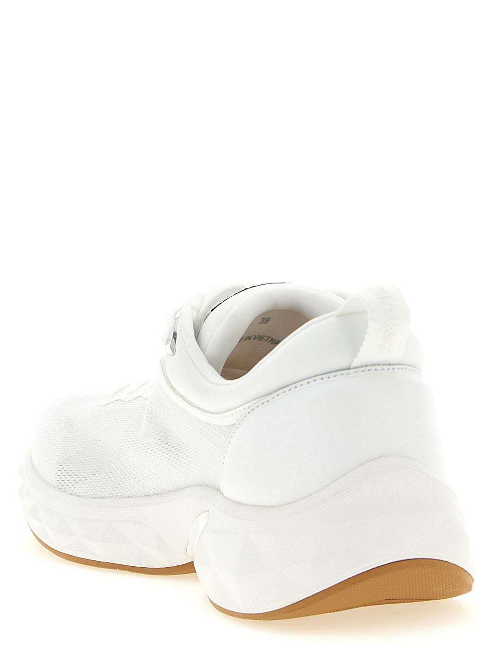 Weiße Tencel Sportschuhe