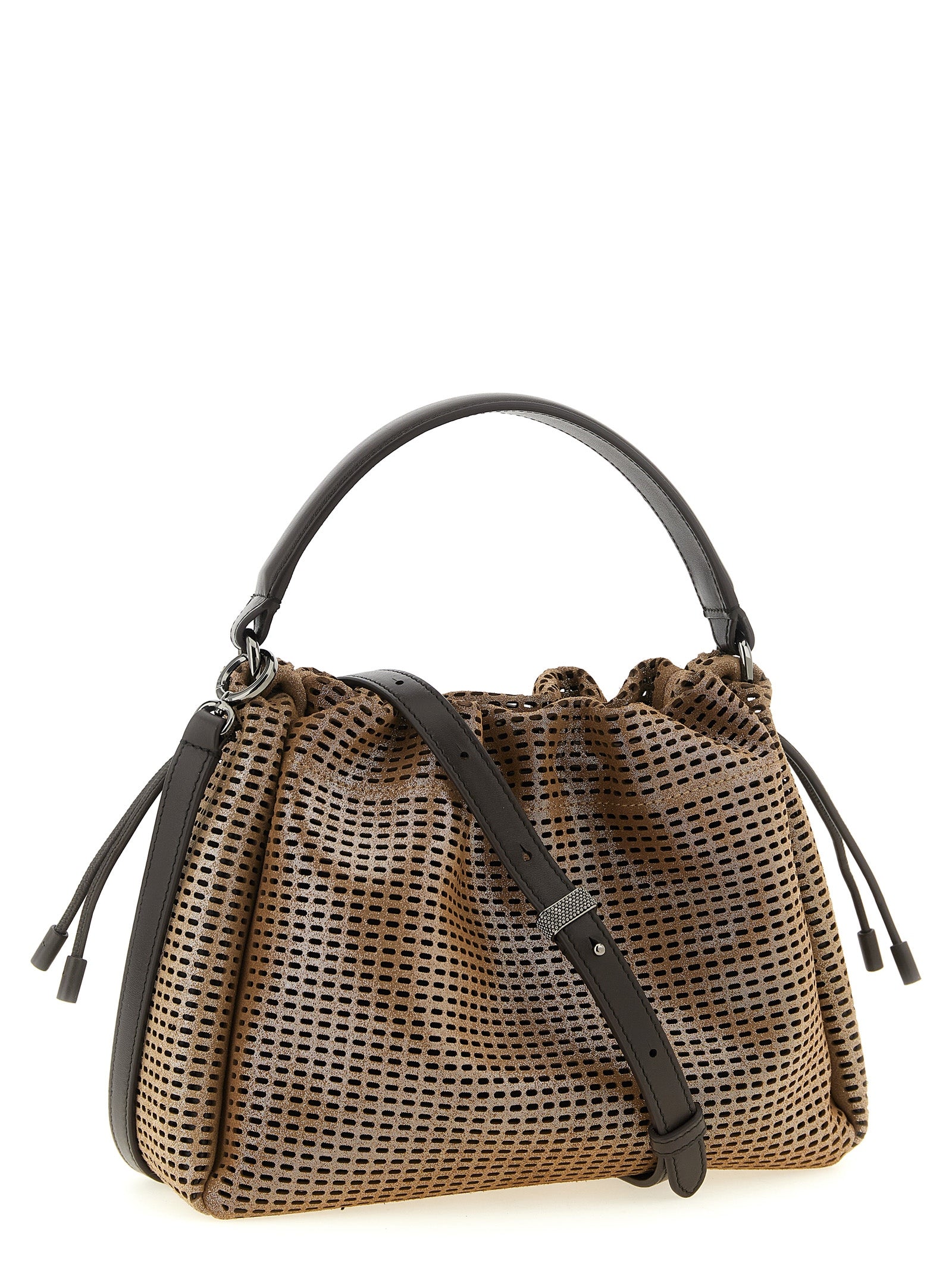 Braune Kalbsleder-Handtasche