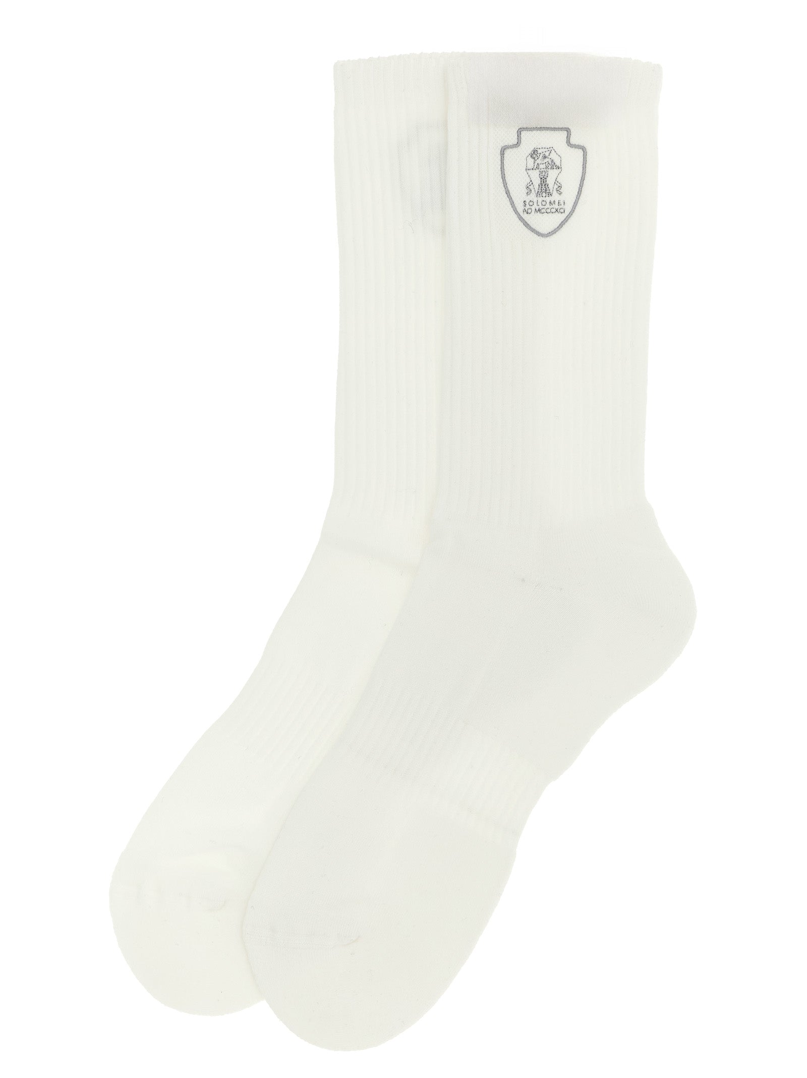Weiße Baumwollsocken