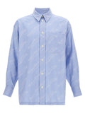 Blaue Bluse aus Baumwolle