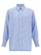 Blaue Bluse aus Baumwolle