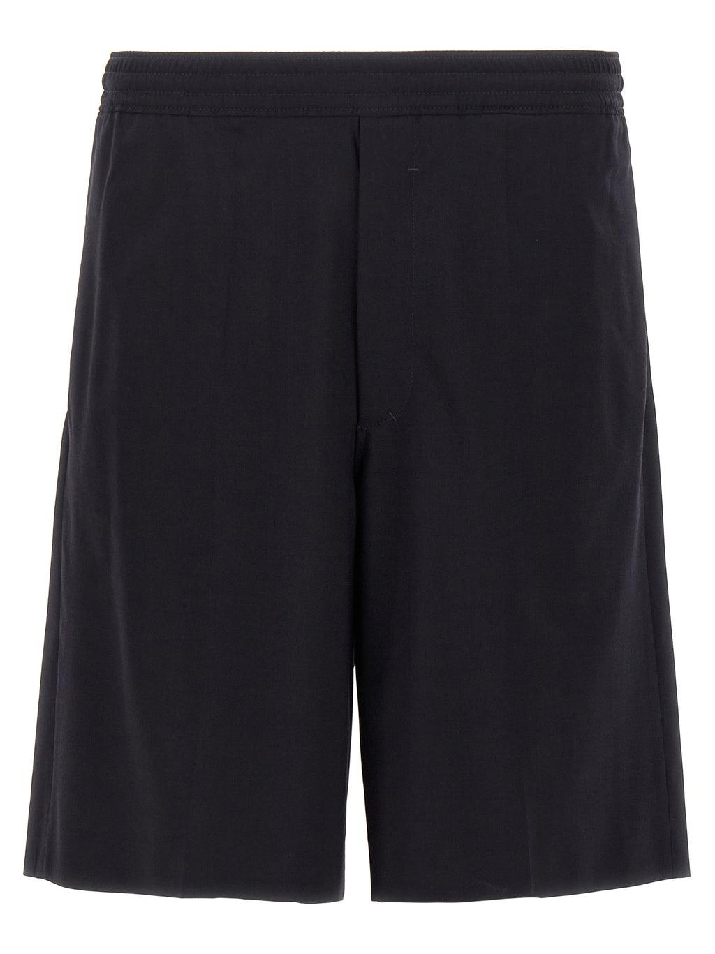 Blaue Bermuda-Shorts aus Elasthan