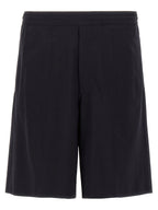 Blaue Bermuda-Shorts aus Elasthan