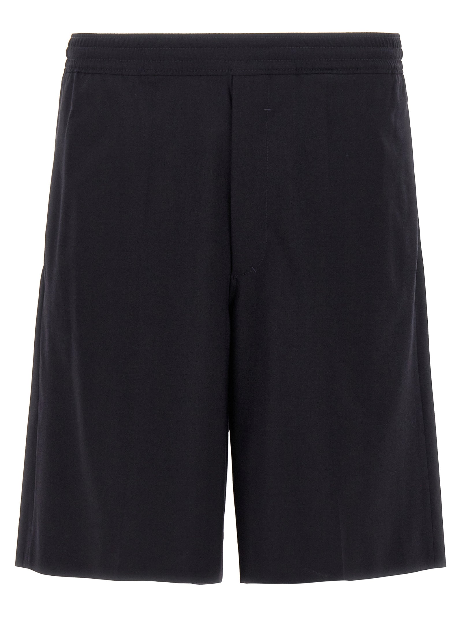 Blaue Bermuda-Shorts aus Elasthan