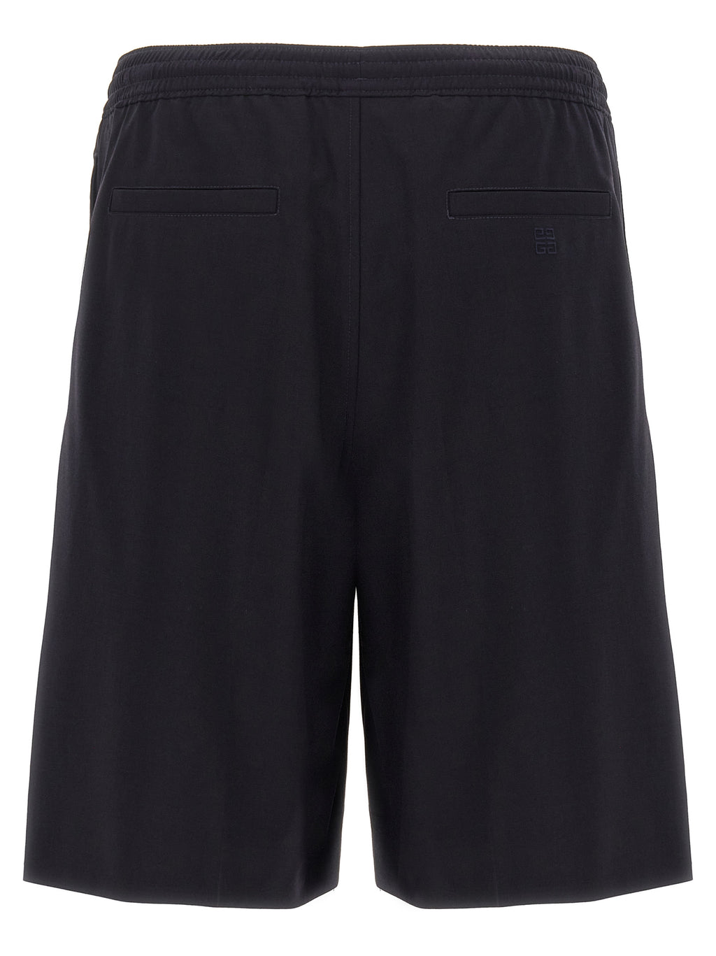 Blaue Bermuda-Shorts aus Elasthan