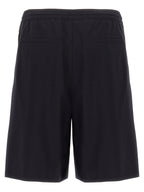 Blaue Bermuda-Shorts aus Elasthan