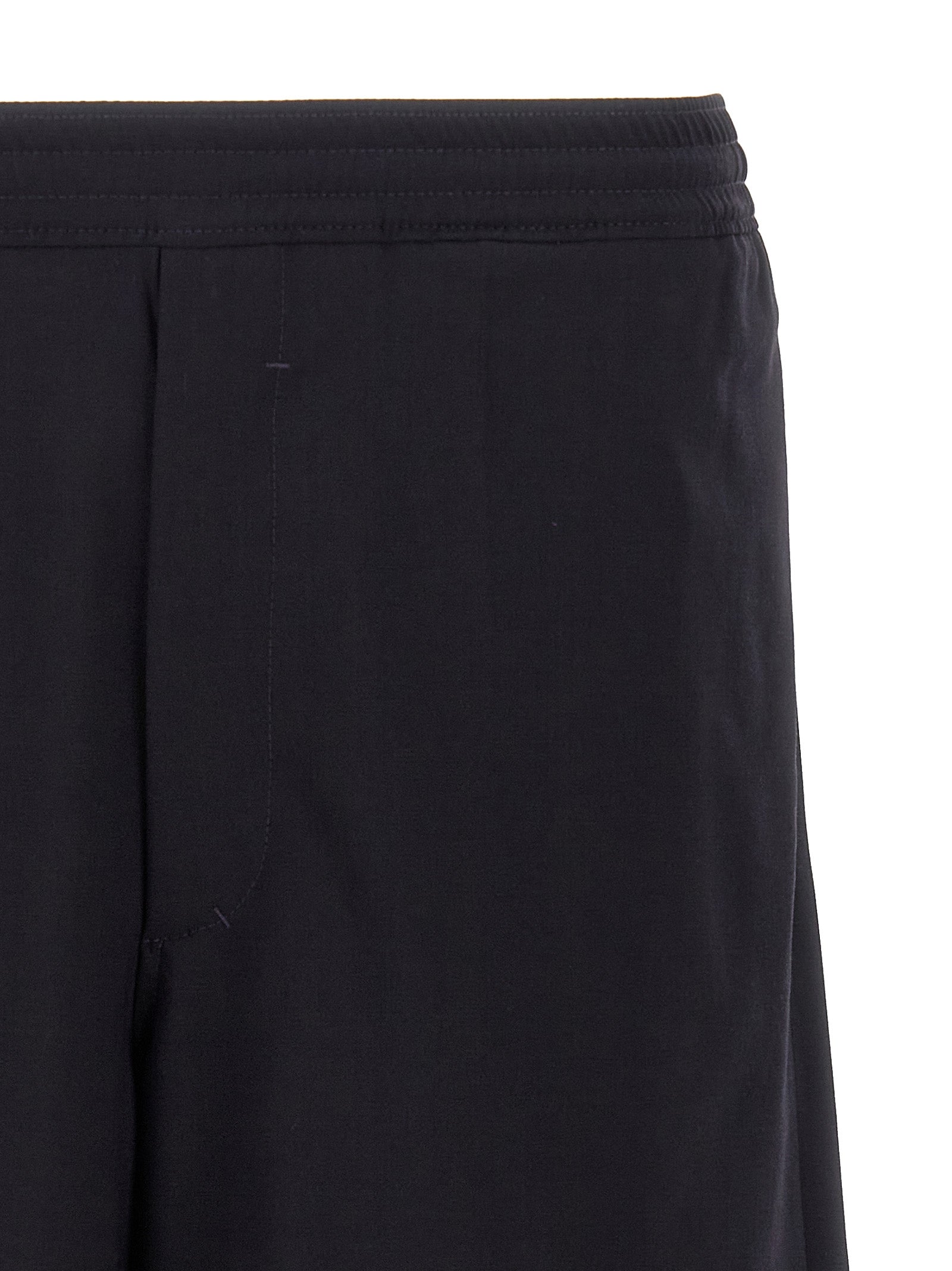Blaue Bermuda-Shorts aus Elasthan